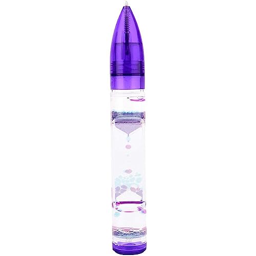 Liquid Motion Bubbler Fidget Pen Für Kinder Und Erwachsene Stress Sensorisches Spielzeug Farbenfrohe Flüssigkeit Timer Home Office Novelty Pen von Danlai