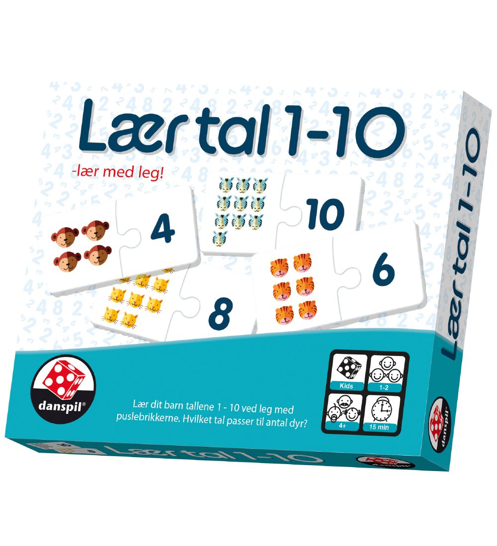 Danspil Lernspiele - Lernen Sie die Zahlen 1-10 - Danspil - One Size - Spiele Danspil Lernspiele - Lernen Sie die Zahlen 1-10 - Danspil - One Size - Spiele von Danspil