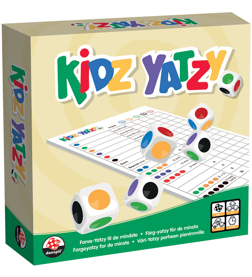 Danspil Würfelspiel - Kidz Yatzy - Danspil - One Size - Spiele Danspil Würfelspiel - Kidz Yatzy - Danspil - One Size - Spiele von Danspil