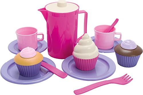 Andreu Toys 15540 Dantoy Kaffee Cupcake-Set in Net (2 Personen), 15,5 x 18 cm, bunt, 18 x 15.5 x 18 cm von Dantoy