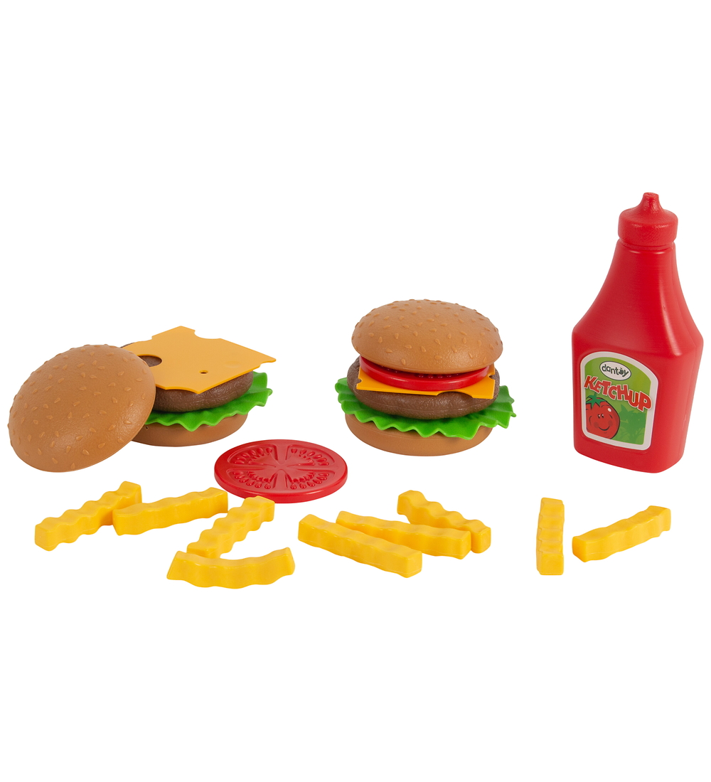 Dantoy Burger-Set - 22 Teile - Dantoy - One Size - Spiellebensmittel Dantoy Burger-Set - 22 Teile - Dantoy - One Size - Spiellebensmittel von Dantoy