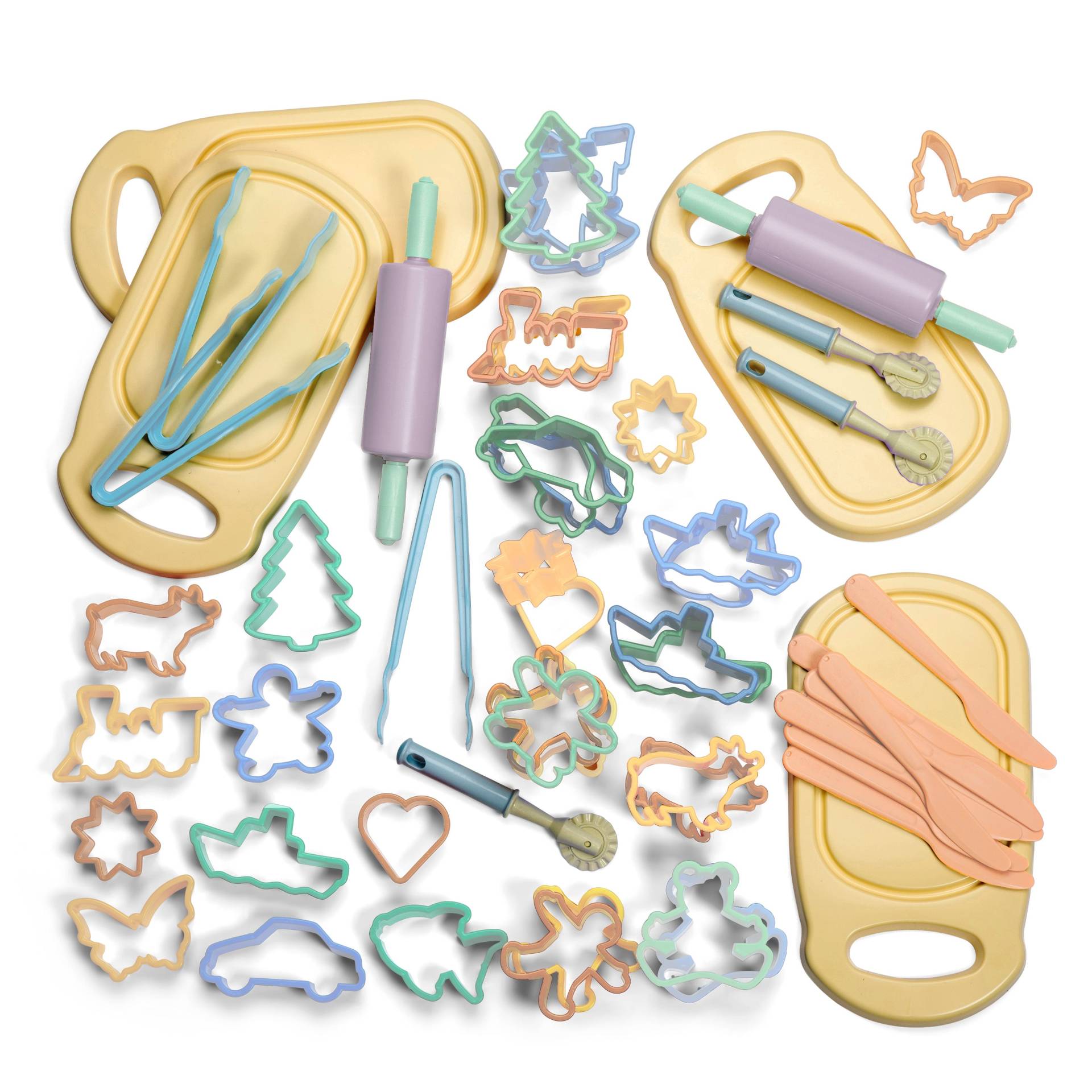 Dantoy Pastel Knete-Set Kindergarten-Set 56 Teile von Dantoy