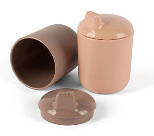 Dantoy - Tiny Biobased Sippy Cups - Mocca & Nude (6222) von Dantoy