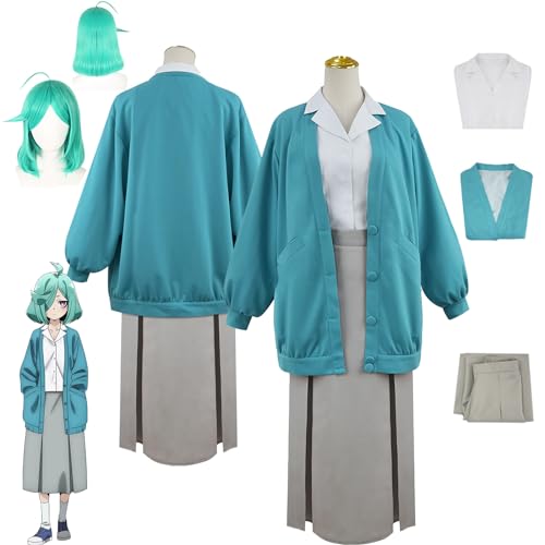 Daotutu Anime Gushing over Magical Girls Cosplay Kostüm Outfit Rolle Anemo Nemo Uniform Komplettset Set Halloween Karneval Party Dress Up Anzug mit Perücke für Frauen Mädchen (XL) von Daotutu