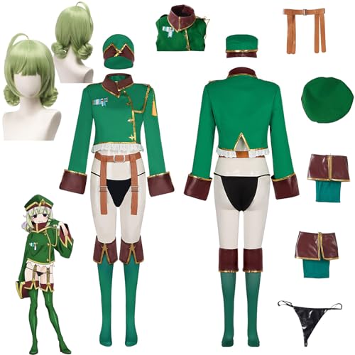 Daotutu Anime Gushing over Magical Girls Cosplay Kostüm Outfit Rolle Araga Kiwis Uniform Komplettset Set Halloween Karneval Party Dress Up Anzug mit Perücke (M) von Daotutu