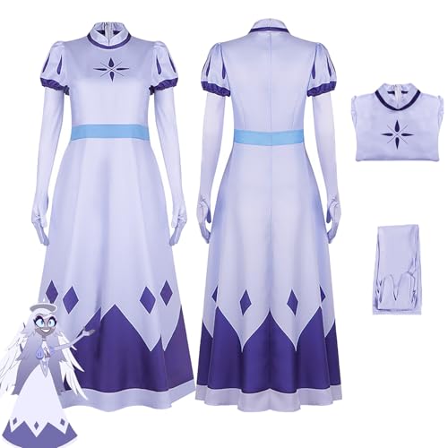 Daotutu Emily Hazbin Hotel Cosplay Kostüm für Frauen Anime Charakter Vaggie Rot Uniform Erwachsene Kleid Komplettset Jacke Dress Up Anzug Outfits Halloween Karneval Party (2XL) von Daotutu