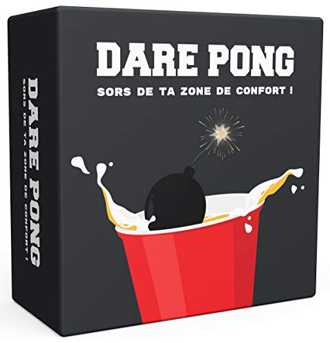 Dare Pong® - Beer Pong bei Action oder Vereinigung Das Alkoholspiel des Jahres 2021 Ideal für Partys mit Freunden, Befores, Nachtausflüge, Festival oder als Geschenk von Dare Pong