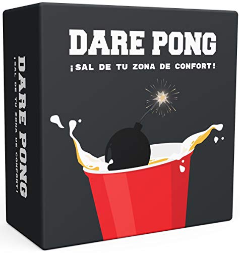 Dare Pong® Beer Pong trifft Wahrheit oder Herausforderung. Party- und Trinkspiel für Erwachsene, ideal für Beer Pong, Festivals und als Geschenk von Dare Pong