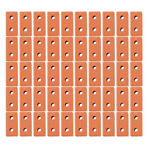 Dariokki 50 Packungen im Ma?Stab 1:12 Mini Bricks Beton Miniatur Bricks Tiny Landschaft Gestaltung Puppenhaus Zubeh?R von Dariokki