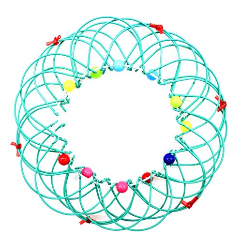 Dariokki Flexibler Korb Flow Ring Mehrfarbiges Rotierendes Blumenkorbspielzeug f¨¹r Autismus Besondere Bed¨¹Rfnisse Stressabbau Gr¨¹N von Dariokki