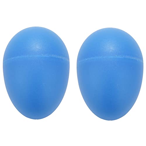 Darmlly 1 Paar Kunststoff Percussion Musical Ei Maracas Shaker Blau von Darmlly