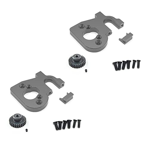 Darmlly 2X RC Auto Motor Halterung Halter mit Motor Getriebe für 144001 124019 124018 RC Teile Upgrade Zubehör, von Darmlly