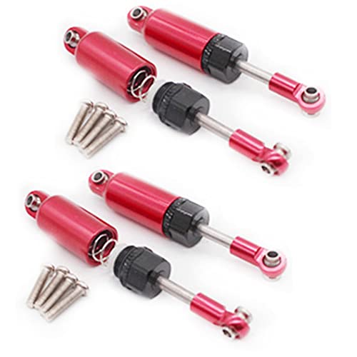 Darmlly 2X für Upgrade Metall StoßDäMpfer A959-B A949 A959 A969 A979 1/18 RC Auto Teile, Rot von Darmlly