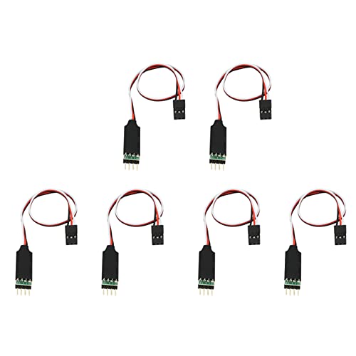 Darmlly 6 Stücke 3CH 3-Kanal LED Lampe Lichterteuerung Schalter Panel für 1/10 1/8 RC Modellauto Axial SCX10 Trx4 von Darmlly