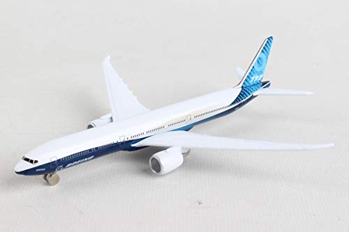 Daron Boeing 777X Commercial Aircraft Corporate Livery White and Blue Diecast Model Airplane von Daron