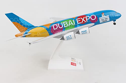 Daron Emirates A380 1/200 Dubai Expo W/Gear SkyMarks, Blau von Daron