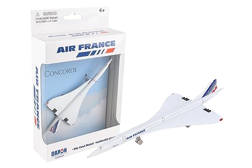 Herpa Aviation Air France Concorde Modellflugzeug, Kleiner Maßstab, Flugzeug Modell, Sammeln, Spielzeug, Metalldruckguss - für Kinder ab 3 Jahren! von Daron