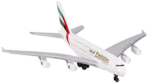 Herpa Aviation Single Plane Emirates A380, Kleiner Maßstab, Flugzeug Modell,Spielzeug Miniaturmodell aus Metal und Kunststoff - für Kinder ab 3 Jahren! von Daron