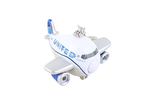 UNITED AIRLINES KEYCHAIN W/LIGHT & SOUND 2019 NEW LIVERY von Daron