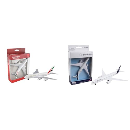 herpa 86RT-9904 – Single Airplane Emirates, Boeing A380 & herpa RT4134 86RT-4134 – Airbus A350, Lufthansa Single Airplane, Wings von Daron