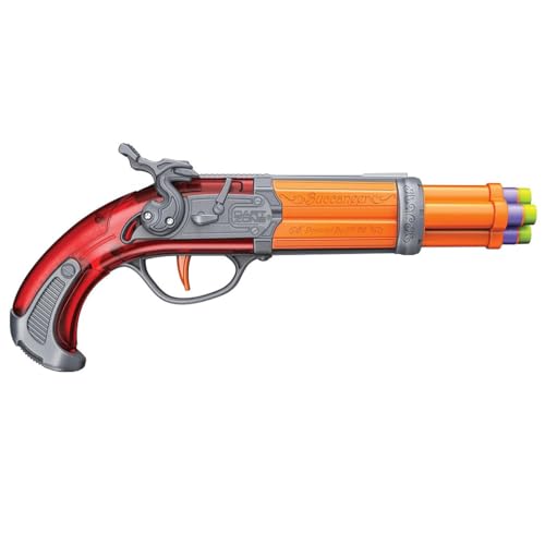 Dart Zone Nitroshot Buccaneer - 4-Schuss-Trommel-Blaster im Piratenpistolen-Design - inkl. 4 Nitroshot-Dart Dart Zone Nitroshot Buccaneer - 4-Schuss-Trommel-Blaster im Piratenpistolen-Design - inkl. 4 Nitroshot-Dart von Dart Zone