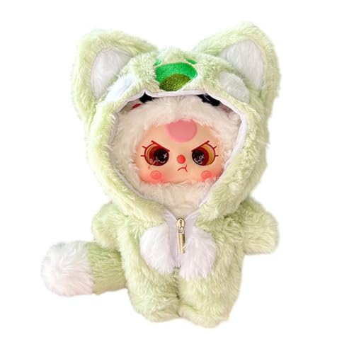 20 cm Plüsch-Puppenkleidung, Kleid, Plüsch-Anziehpuppe - Anime-Puppe süße Pullover für 7-Zoll-Puppen-Outfits Katze 1-teiliger Kleidungsanzug,Weich gefülltes Dress Up Rollenspielset für Weihnachten und von Darwaza