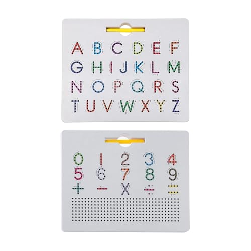 Alphabet-Buchstaben-Zeichentafel – Magnetisches Alphabet-Zeichenbrett | 2-in-1-Spielbrett Zum Lernen Und Schreiben | Abcc-Lernbuchstaben Für Kinder, Zeichenbrett | Üben Von Lernspielzeug Für Kleinkind von Darwaza