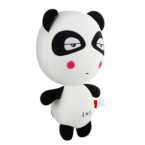 Darwaza Panda Stuffy, ausgestopfter Pandabär - Weiches Plüschtier, kühlender Pandabär,Anschmiegsame Tierplüschtiere, multifunktionales Schlafplüschtier, gewichtetes Panda-Stofftier für Freundinnen von Darwaza