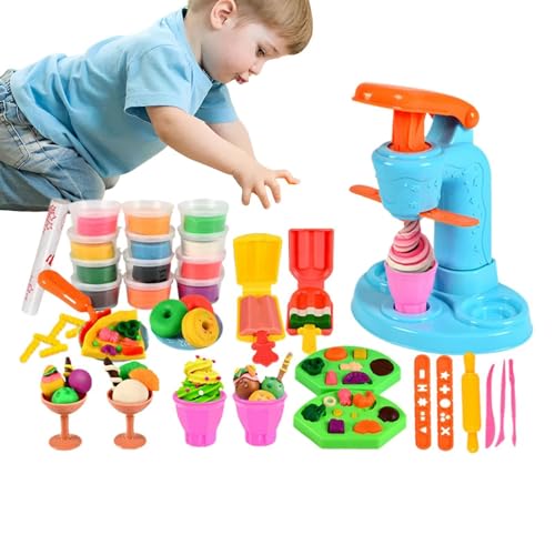 Darwaza Spielteig-Kits | Buntes Knetwerkzeug-Set,Dough Kitchen Creations Spielset für Mädchen, Geburtstag, Wochenendparty, Geschenk für Kinder von Darwaza