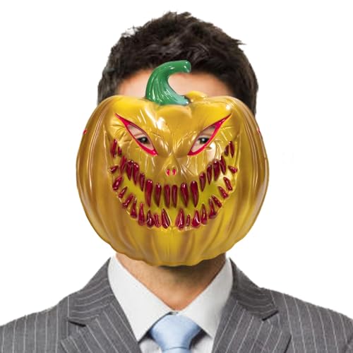 Halloween-Gesichtsbedeckung, kopfbedeckung,Geister-Vollgesichtsabdeckung - & Geist Vollgesichtsmaskerade PVC Lustiges Feiertagszubehör für Karneval von Darwaza