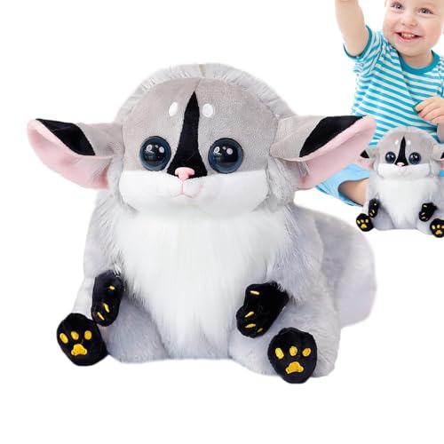 Lemurentier gefüllt,Cartoon Lemur Kuscheltier | Stofftier Cartoon Lemur Figur Kuschelig - Umarmbares Zoo-Souvenir-Spielzeug für Kinder, Schlafenszeit-Begleiter, Komfortspielzeug für Schlafsaal, Kinder von Darwaza