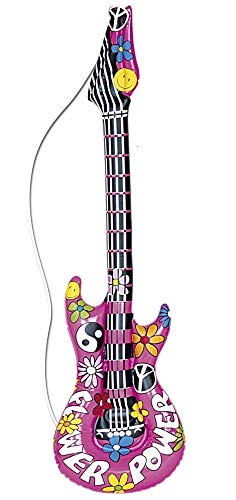 Das Kostümland Aufblasbare Hippie Gitarre - 105 cm von Kindpack