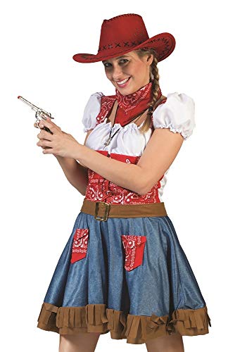 Das Kostümland Cowgirl Arizona Kostüm für Damen Gr. 44 46 von Das Kostümland