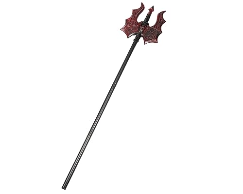 Fledermaus Dreizack zum Kostüm Vampirkönig - 127 cm | Halloween Spielzeug Waffe von Das Kostümland