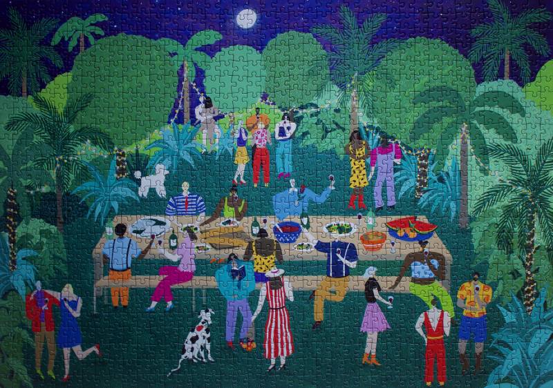 Das Puzzle Kollektiv Mitternacht im Paradies 1000 Teile Puzzle DPK-2012 von Das Puzzle Kollektiv