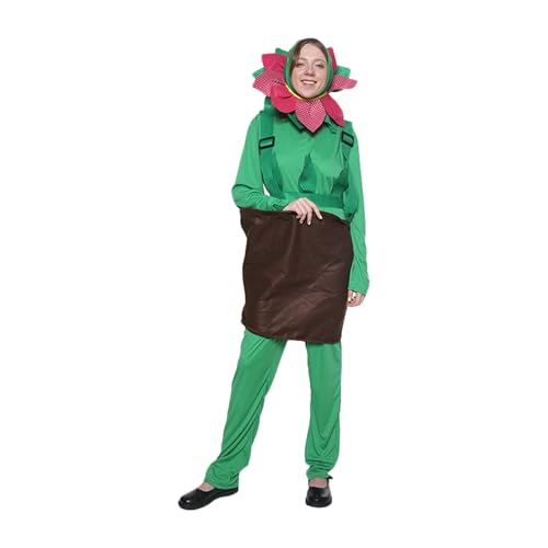 Dasongff Gärtner Kostüm, Schürze Gärtner mit Sonnenblumen Gartenschürze Sonnenblumen Gärtner Kostüm Zum für Karneval Fasching Mottoparty Drei Erbsen in Einer Schote Frauen Männer Kostüm Party Outfit von Dasongff