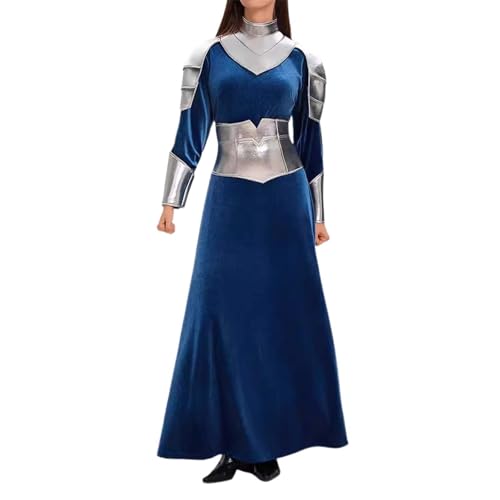 Mittelalter Kleid Damen, Renaissance Kleid Damen, Viktorianisches Kostüm Damen, Mittelalter Kostüme Damen mit Hüftgürtel, Elfenohr, Kopfschmuck für Faschingskostüme Karneval Party von Dasongff