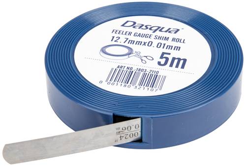 Dasqua 1803-4111 Fühlerlehrenband aus legiertem Stahl Dicke: 0,02mm von Dasqua