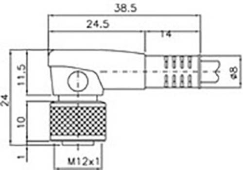 DataLogic 95A251240 Anschlusskabel CS-A2-02-G-05 1St. von DataLogic