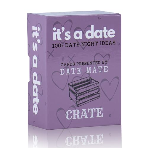It's a Date - Date Night Cards for Couples - 100 Cards with Romantic Relationship Activity Ideas to Plan The Perfect Date Night - Gifts for Wife, Husband, Girlfriend, Boyfriend, Newlywed, Birthday It's a Date - Date Night Cards for Couples - 100 Cards with Romantic Relationship Activity Ideas to Plan The Perfect Date Night - Gifts for Wife, Husband, Girlfriend, Boyfriend, Newlywed, Birthday von Date Mate Crate