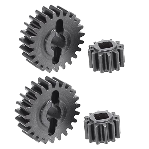 Dawafit 4Pcs AR45 F9 Portalachse Portal Gear Set 23T/12T für Axial SCX10 III Capra 1/10 RC Crawler Car Upgrade Parts ZubehöR von Dawafit