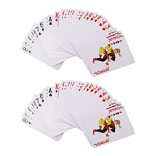 Daweglop 2X Geheime Markierte Poker Karten Durchschauen Spiel Karten Magisches Spielzeug Poker Zauber Tricks von Daweglop