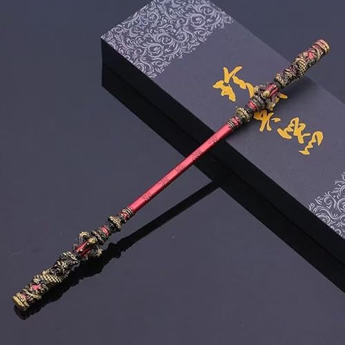 Daxingyu Black Myth: Wu Kong Spiel Waffen Ruyi Goldener Knüppel, 30cm Monkey King Stab, Pilgerreise in den Westen Eripheral Spielmodell Schreibtisch Dekoration Geschenk,Bronze von Daxingyu