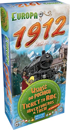 ASMODEE Ticket to Ride - Europe 1912 Expansion Pack (DOW720111) von Days of Wonder