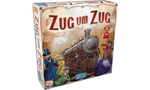 Days of Wonder, UNBOX NOW, Zug um Zug, Grundspiel, Familienspiel, Spiel des Jahres 2004, 2-5 Spieler, Ab 8+ Jahren, 45+ Minuten, Deutsch von Days of Wonder