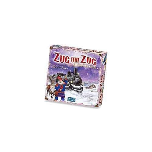 Days of Wonder, Zug um Zug – Skandinavien, Familienspiel, Brettspiel, 2-3 Spieler, Ab 8+ Jahren, 45+ Minuten, Deutsch von Asmodee