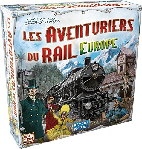 Days Of Wonder - Asmodée - jeu de société - Les Aventurier du rail europe von Les aventuriers du rail