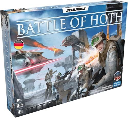 Days of Wonder, Star Wars Battle of Hoth – Strategisches Brettspiel für 2-4 Spieler ab 8 Jahren – mit 74 Miniaturen & 17 Szenarien – Imperium vs. Rebellen – Familien- & Kennerspiel Days of Wonder, Star Wars Battle of Hoth – Strategisches Brettspiel für 2-4 Spieler ab 8 Jahren – mit 74 Miniaturen & 17 Szenarien – Imperium vs. Rebellen – Familien- & Kennerspiel von Days of Wonder