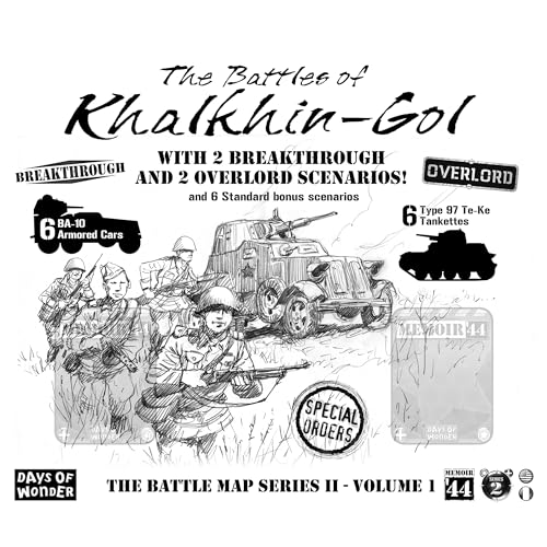 Days of Wonder , Memoir '44 Battle Map - Battle of Khalkhin Gol Expansion , Board Game , Ages 8+ , 2-8 Players , 30-90 Minutes Playing Time von Days of Wonder