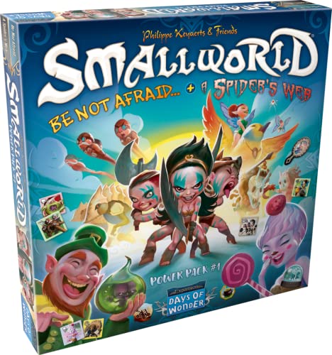 Days of Wonder, Small World Race Collection: Be Not Afraid & A Spider Web, Board Game, Ages 8+, 2-5 Players, 40-90 Minutes Playing Time von Days of Wonder